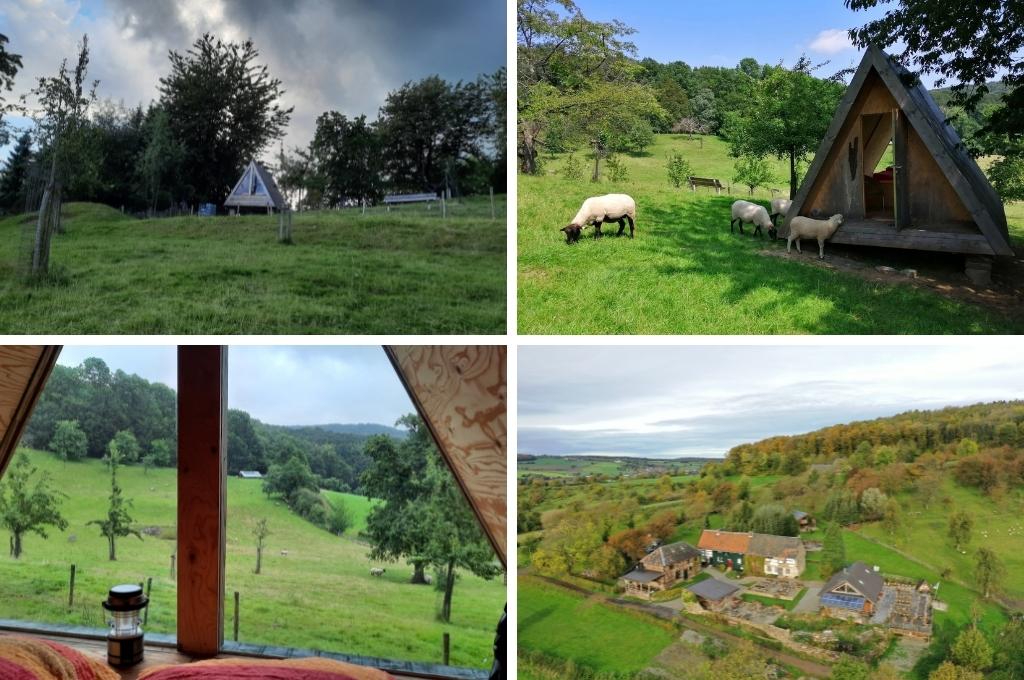 bijzonder overnachten natuurhuisje limburg, tiny house Zuid-Limburg