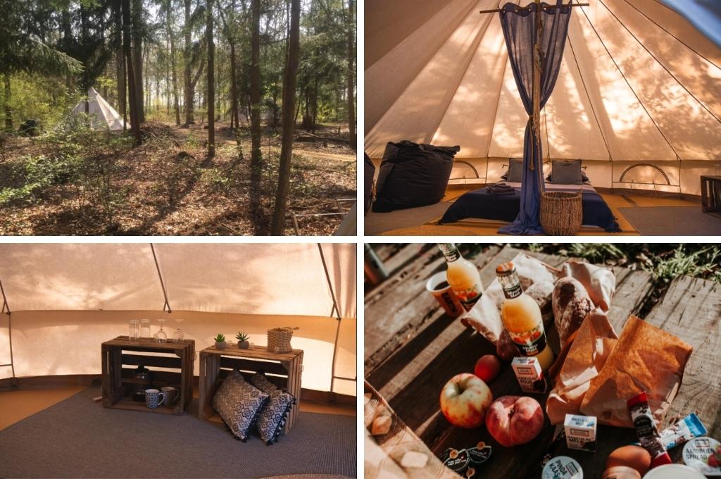 glamping drenthe natuurhuisje papenvoort, mooiste campings in Drenthe