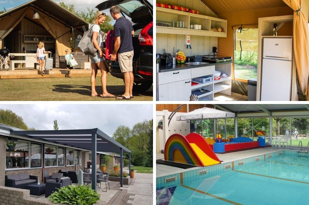 glamping drenthe villatent de bronzen emmer, glamping Drenthe