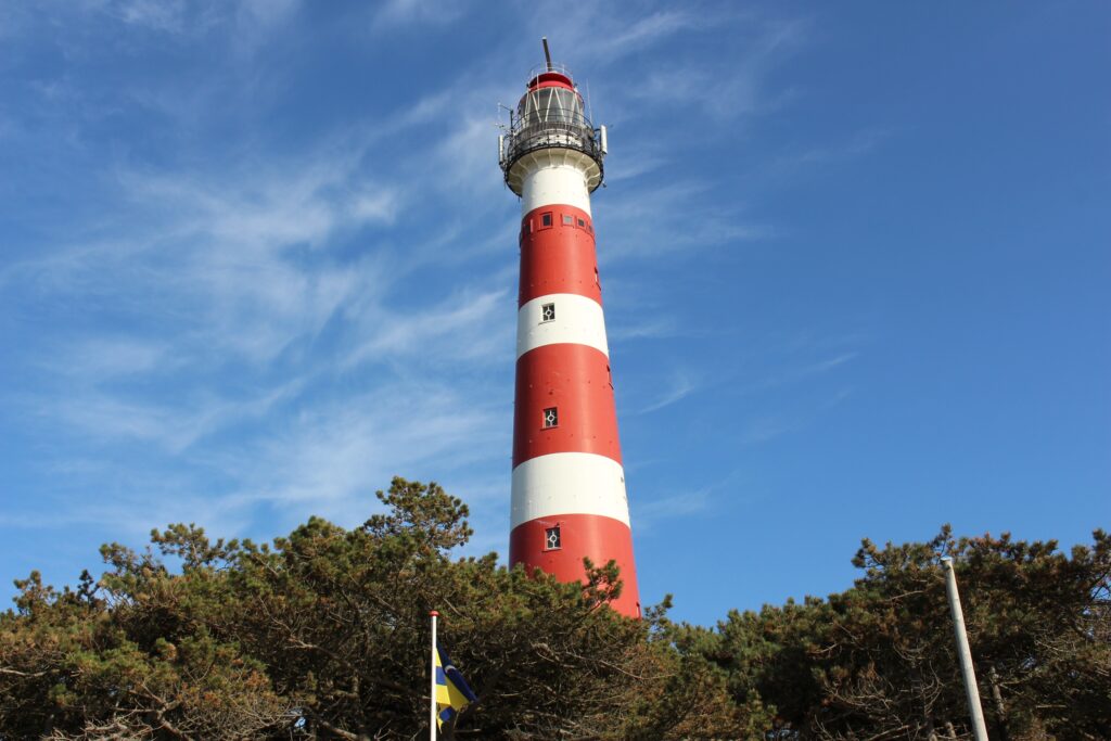 vuurtoren ameland lisanne 1, campings Nederland aan zee