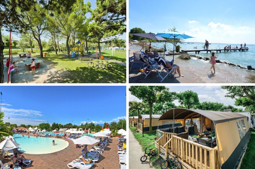 Camping Park Delle Rose, glamping en safaritenten Gardameer