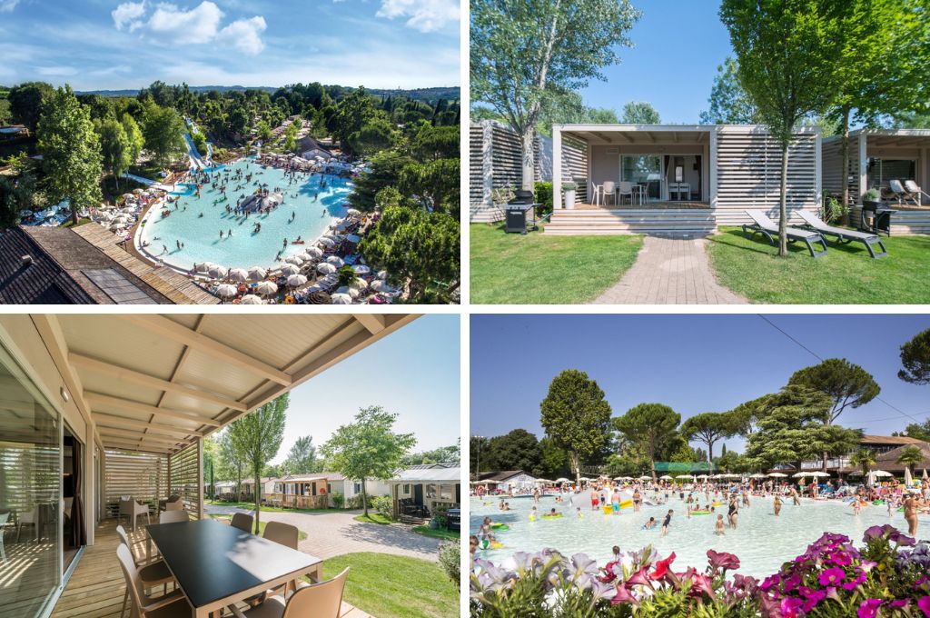 Camping hu Altomincio village, vakantiehuis comomeer