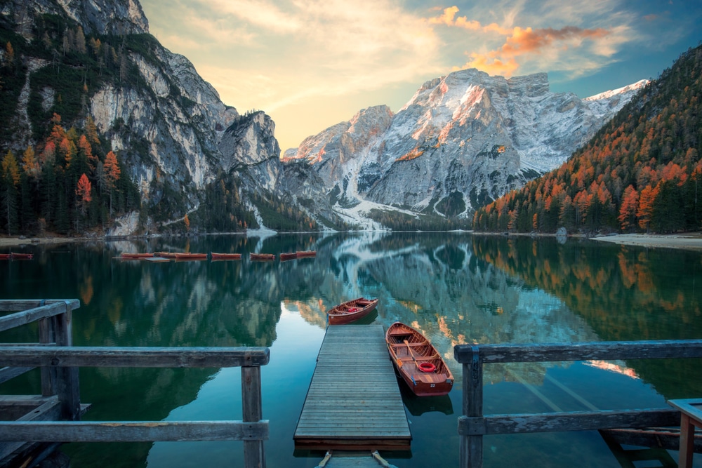 Lago di Braies Italie Alpen 1280000530, Mooiste meren van Italië