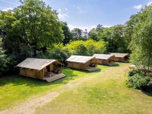 Safaritenten Gooise Heide 1, vakantiepark Nederland aan zee