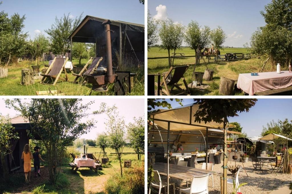 boerenbed taartentuin camping zuid holland, campings Zuid-Holland