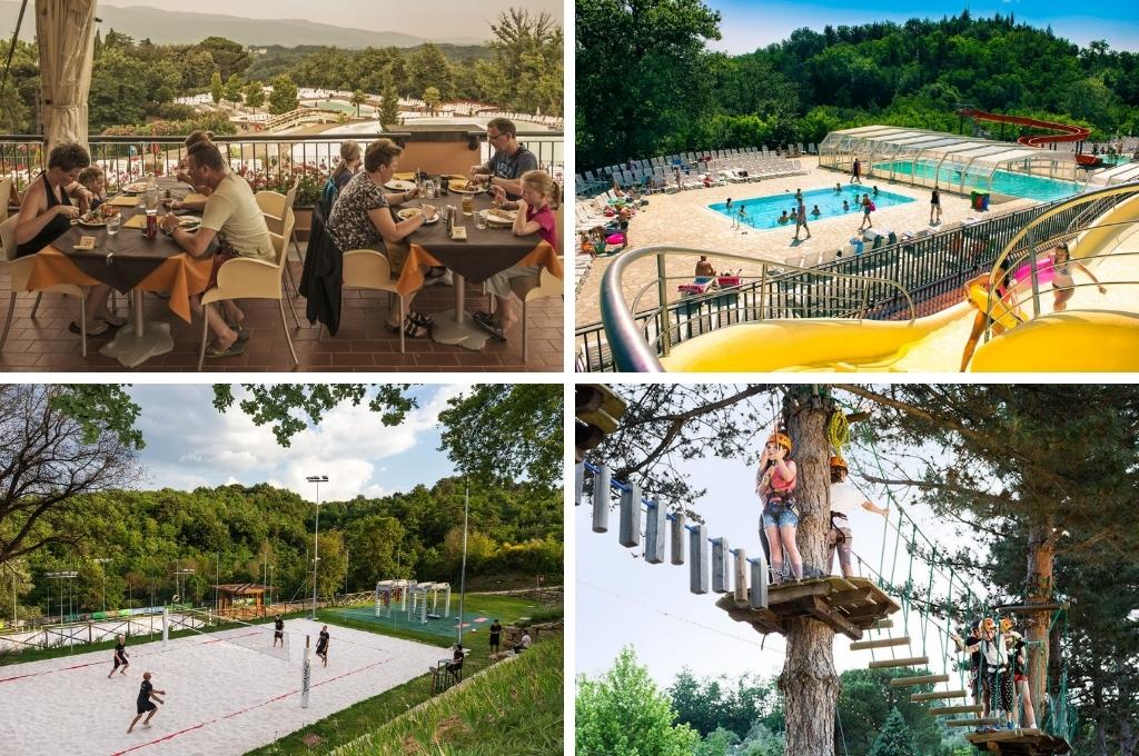 norcenni girasole club campings, campings aan het Gardameer