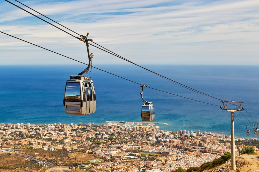 Benalmadena Teleferico Costa del Sol Andalusie Spanje shutterstock 648497632, Benalmádena bezienswaardigheden