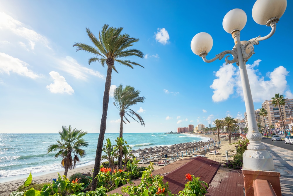 Strand Benalmadena Costa del Sol Andalusie Spanje shutterstock 553138711, Benalmádena bezienswaardigheden