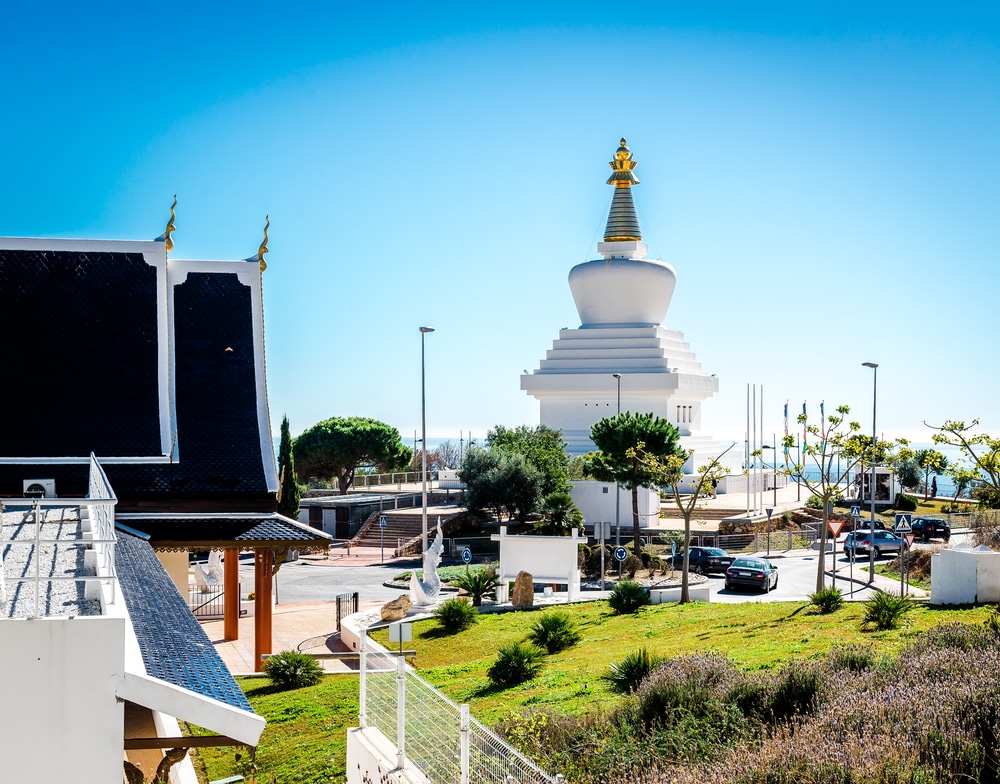 Stupa Benalmadena Costa del Sol Andalusie Spanje shutterstock 274924532, Benalmádena bezienswaardigheden