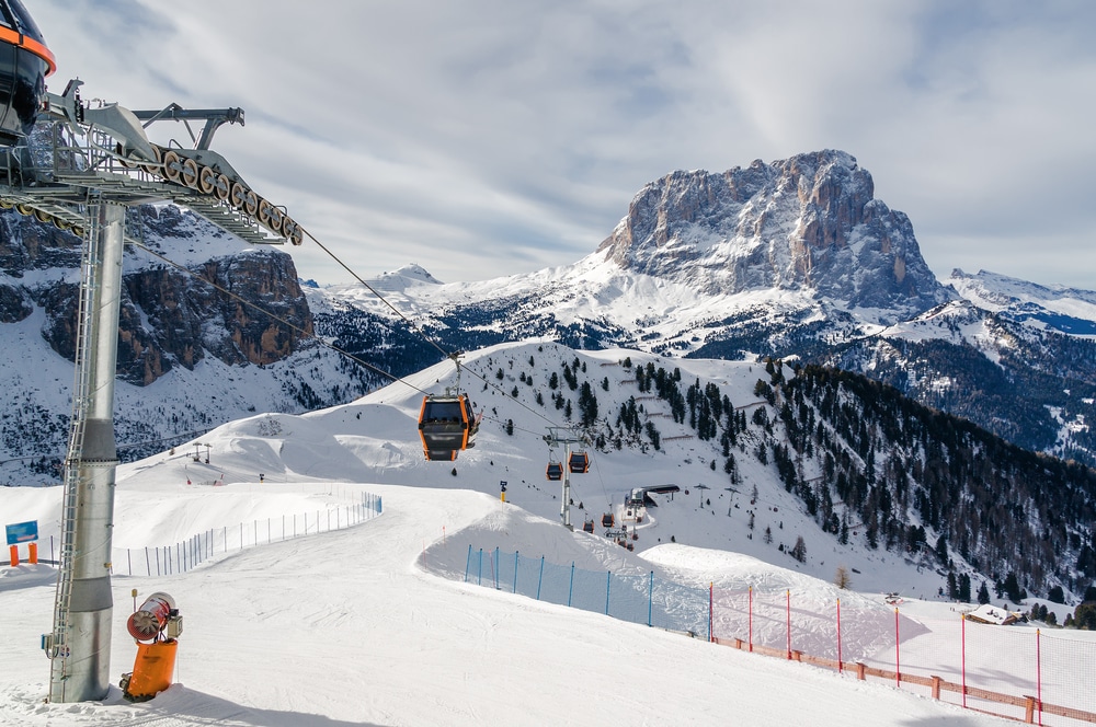 Skigebieden Italie val di fassa shutterstock 568359628, wintersport Italië