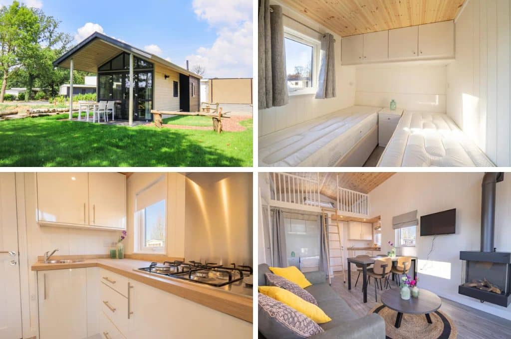 Tiny House EuroParcs Limburg, tiny house met hottub