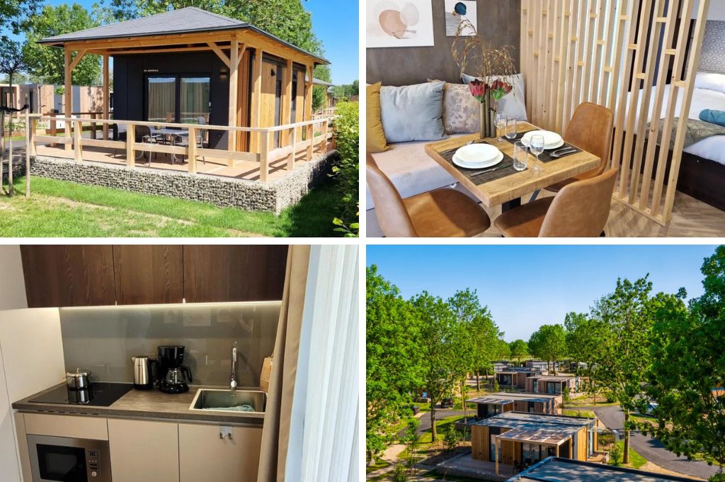 Tiny House EuroParcs Poort van Maastricht, tiny house met hottub