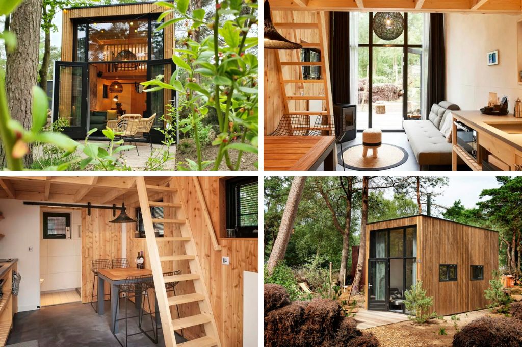 Tiny house EuroParcs Maasduinen, tiny house met hottub