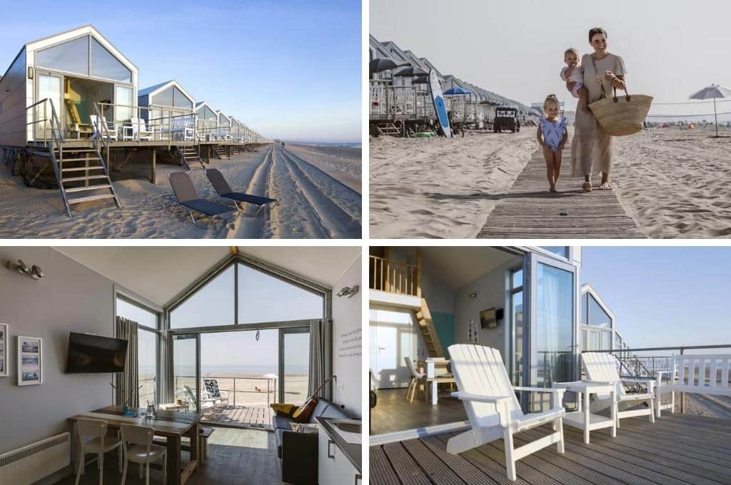 bijzonder overnachten zee nederland julinadorp, strandhuisje Zeeland