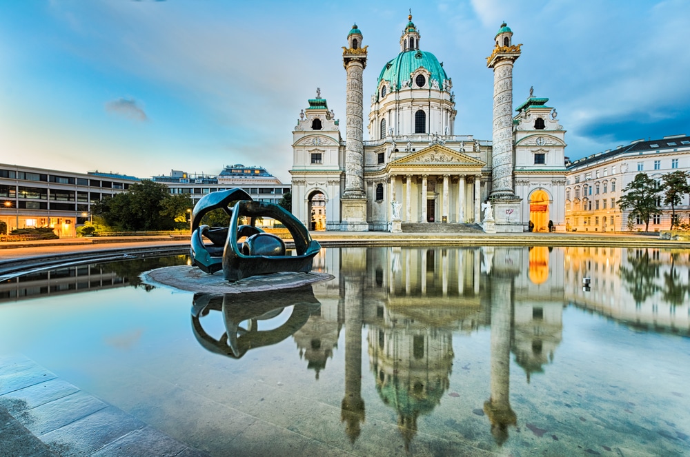 Karlskirche Wenen 158506019, mooiste plekken Oostenrijk winter