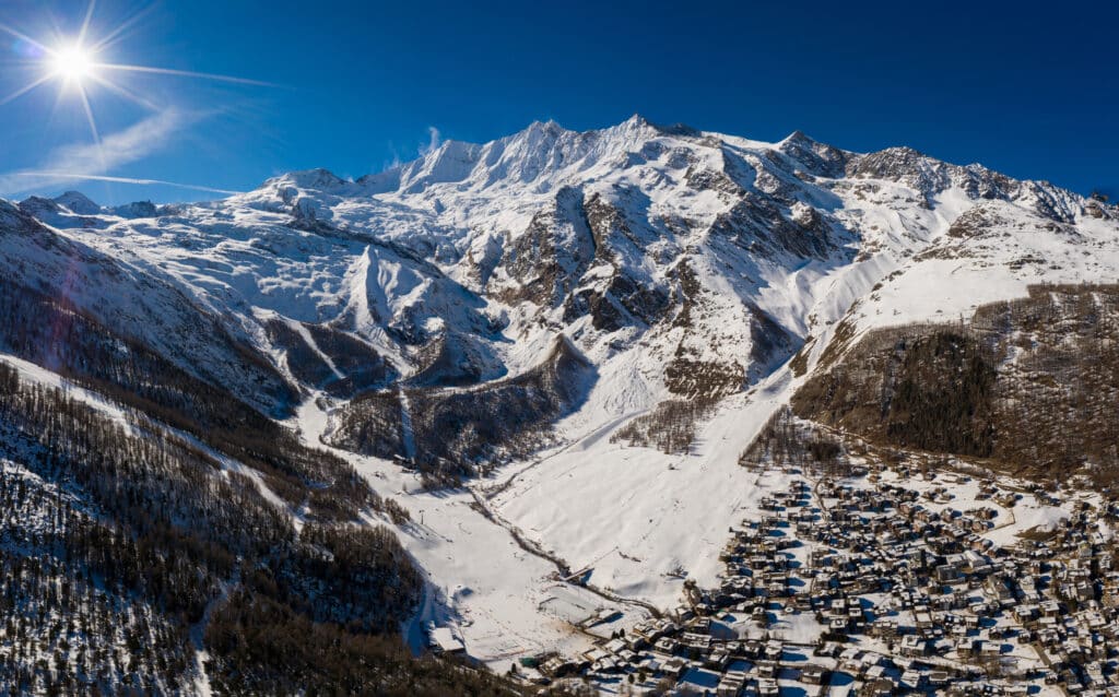 Saas Fee Zwitserland 1821176192 1, de 10 mooiste skigebieden in zwitserland