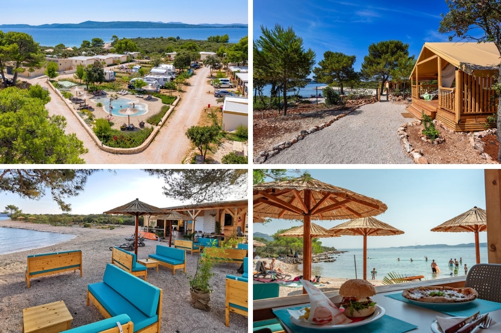 camping ugljan resort kroatie, glamping kroatië