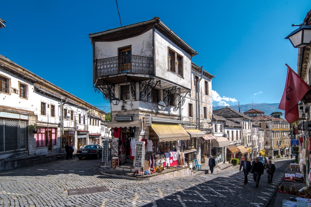 Gjirokastra Albanie shutterstock 1483583039, vakantie Albanië