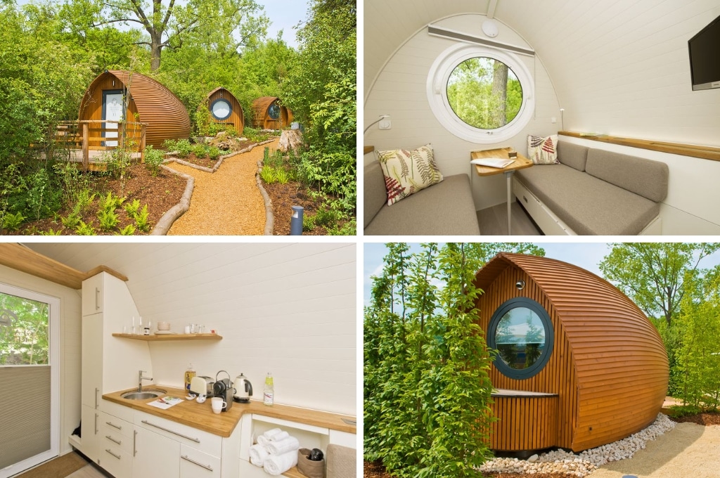 Glamping Resort Biosphare Bliesgau Saaraland, tiny house met hottub