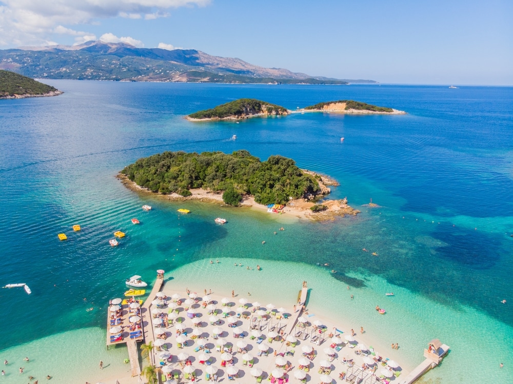 Ksamil Albanie shutterstock 2096973706, vakantie Albanië