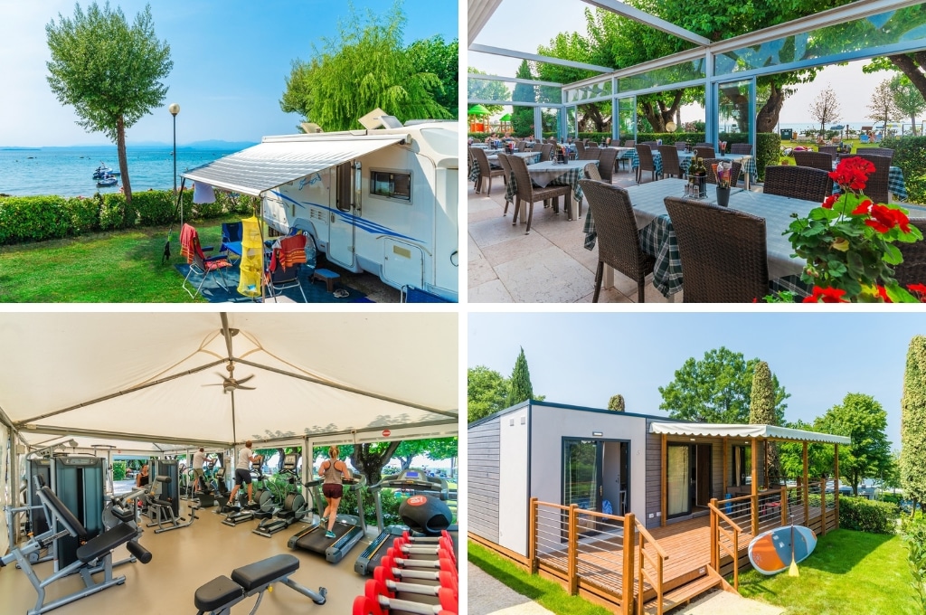 Camping Du Parc gardameer, vakantiehuis comomeer