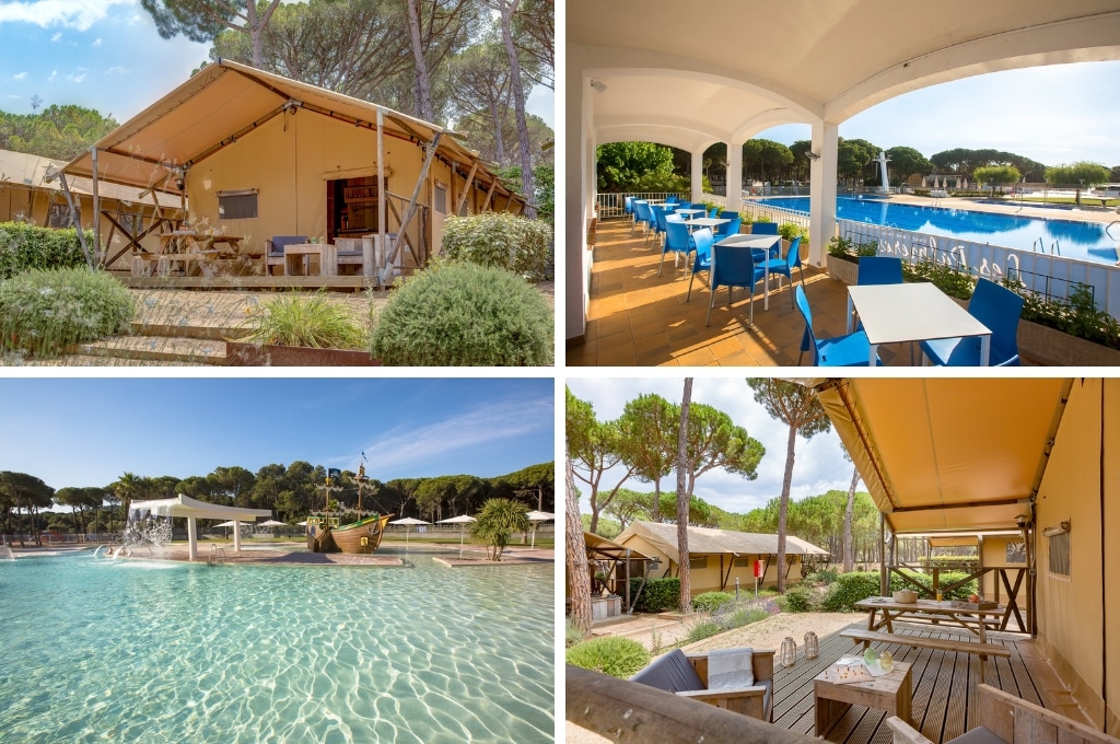 Camping Sandaya Cypsela Resort Costa Brava, glamping Spanje