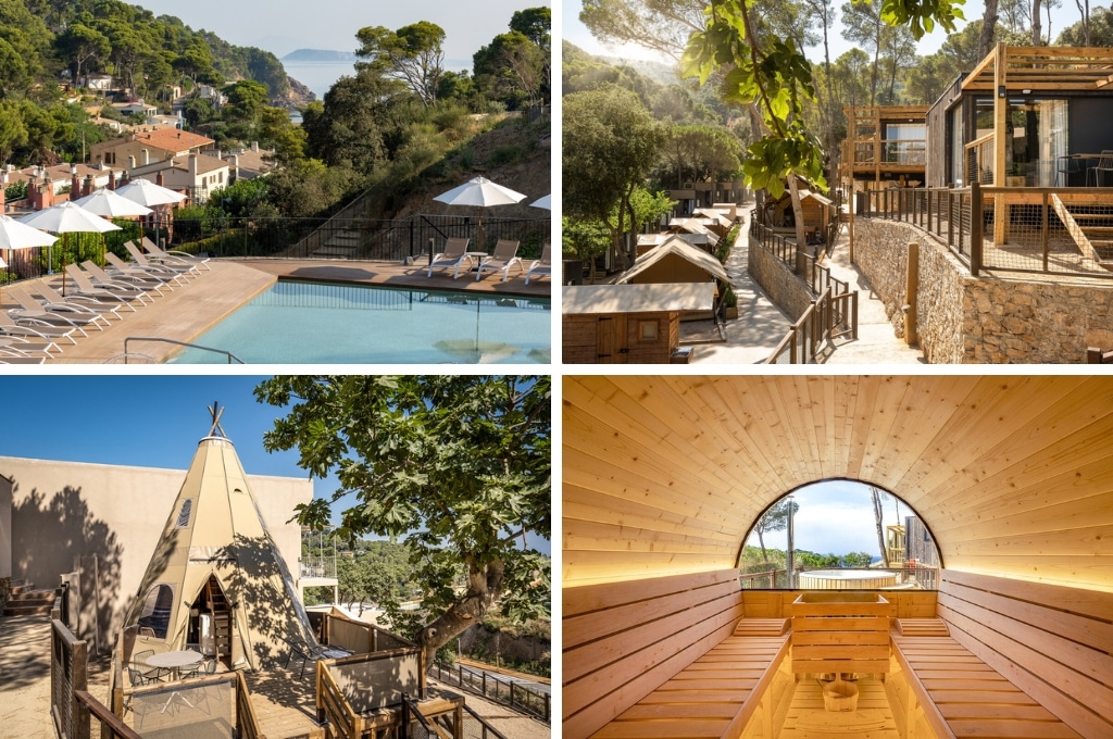 Camping Talaia Plaza Ecoresort Costa Brava, glamping Spanje