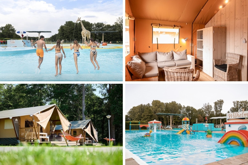 Camping Wilhelm Tell safaritent, Vakantiehuisjes in de Belgische Ardennen met jacuzzi