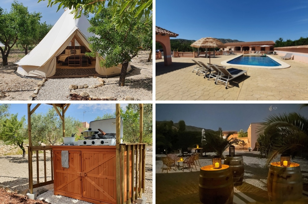 Natuurhuisje in Monovar Valencia, glamping Spanje