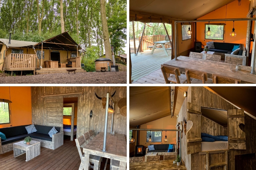 Safaritent natuurhuisje Altforst gelderland, glamping Gelderland