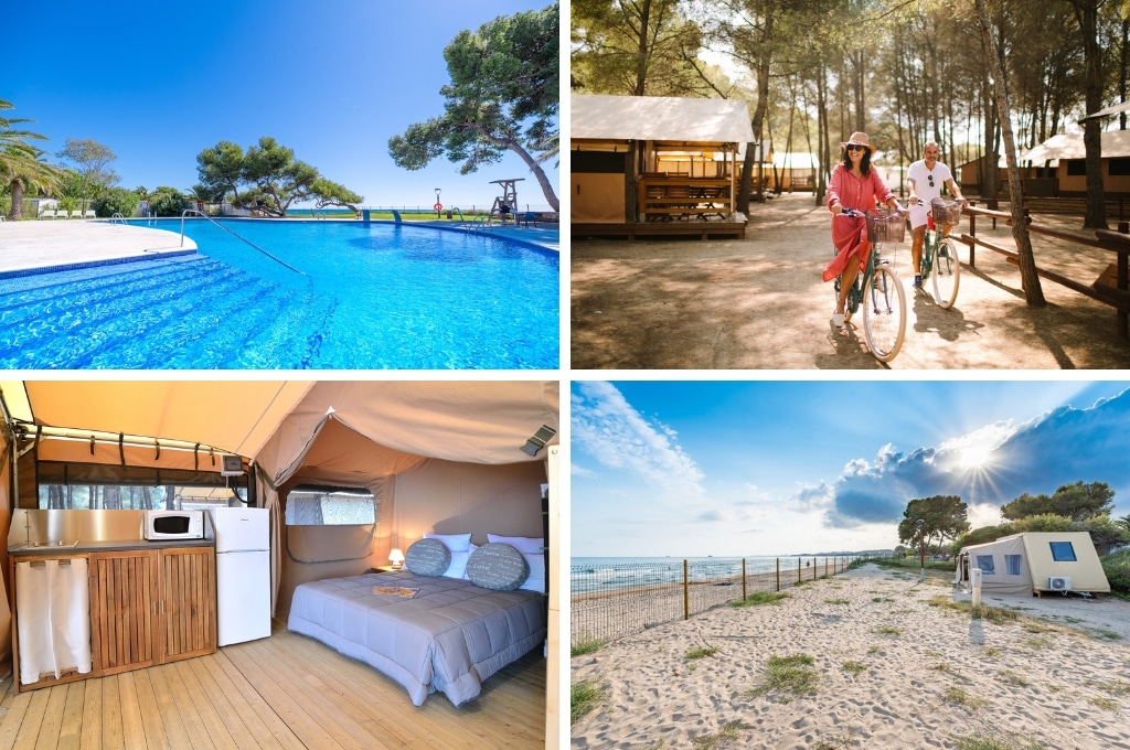 camping las palmeras spanje, glamping Spanje