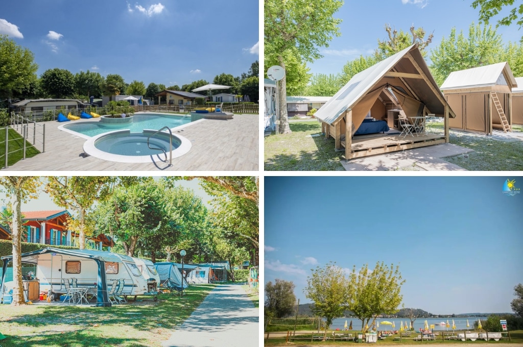 camping rose italie, campings aan het Gardameer