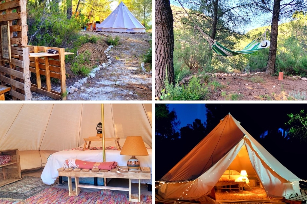 natuurhuisje in Guadalest Spanje, glamping Spanje