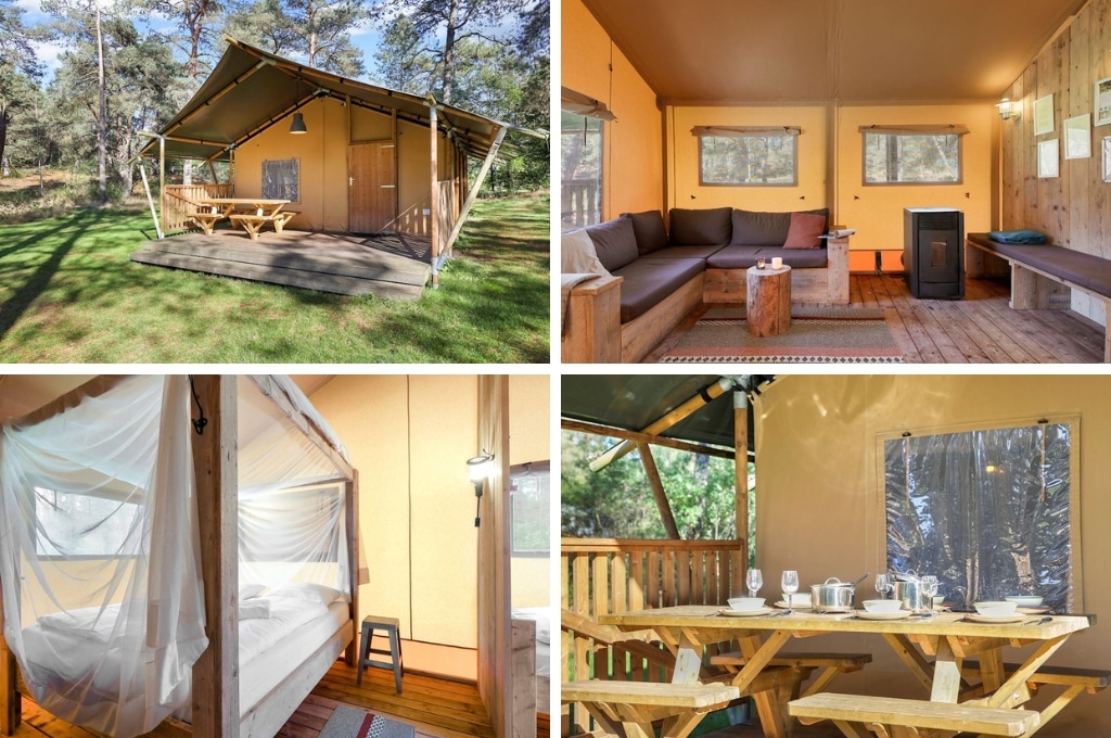 safaritent landal coldenhove, glamping Zwitserland