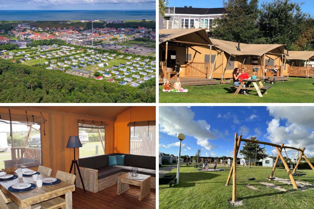 Lodgetent op Camping Coogherveld, mooiste glamping & safaritenten op de waddeneilanden