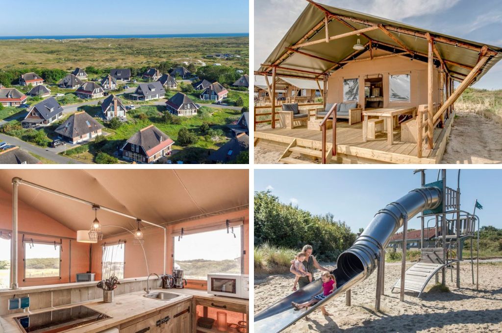 Safaritent op Landal de Sluftervallei, campings noord-Holland