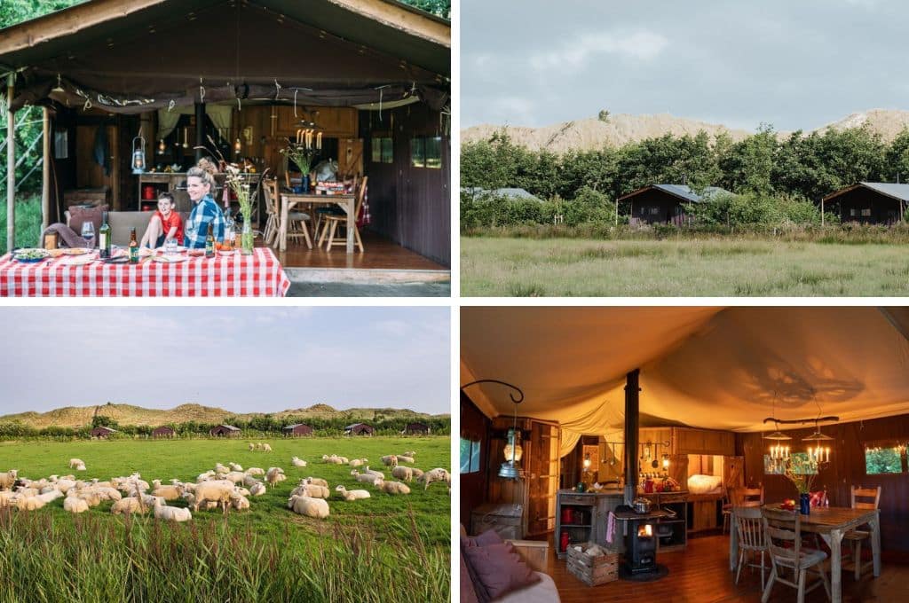 Tenthuisje op Boerenbed de Zeekraal, glamping Zwitserland