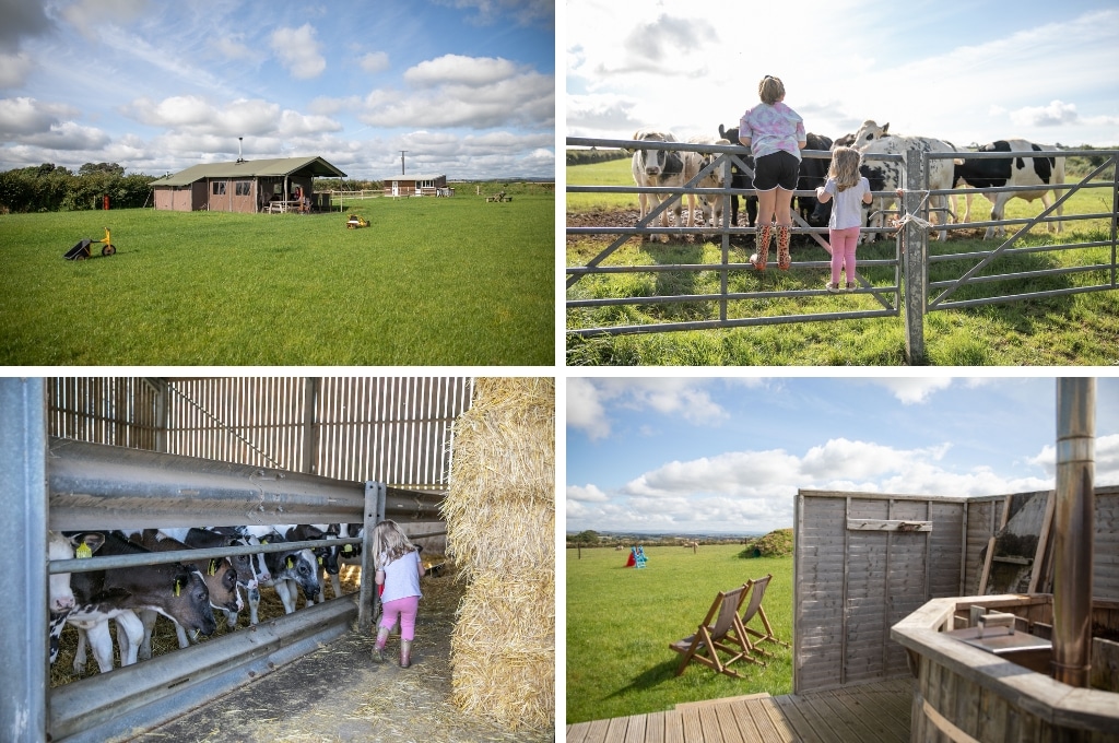 BoerenBed Gwel Teg Farm engeland, glamping Zwitserland