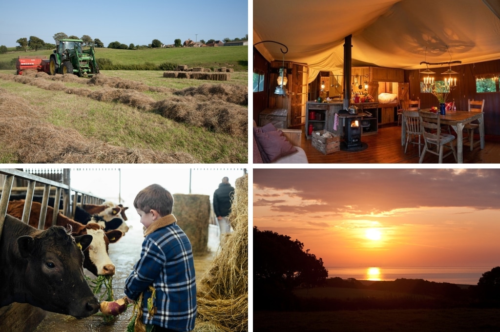 BoerenBed Lunsford Farm engeland, glamping Zwitserland