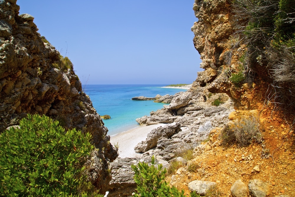 Drymades Beach Albanie 707739199, mooiste stranden van Albanië