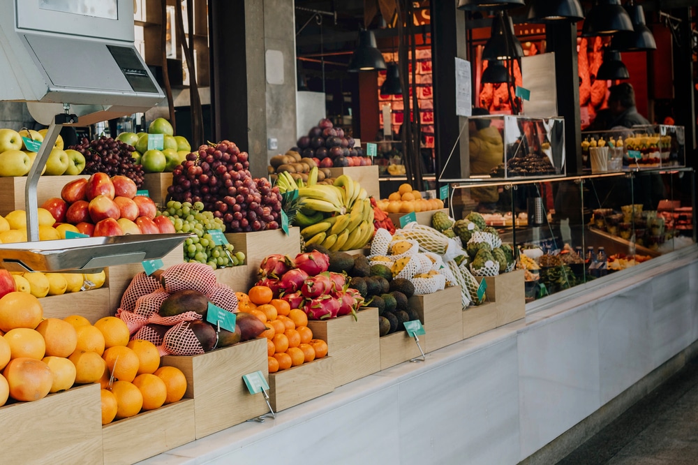 Mercado de San Miguel Madrid 2027930540, stranden Spanje