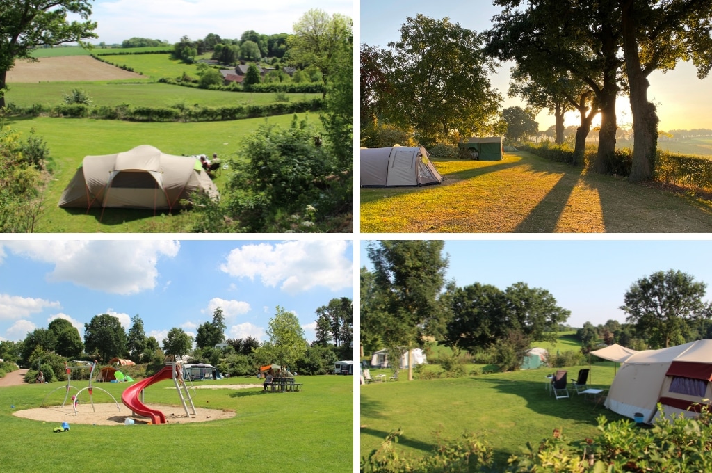 Natuurkampeerterrein Hoeve Krekelberg zuid limburg, campings Zuid-Limburg