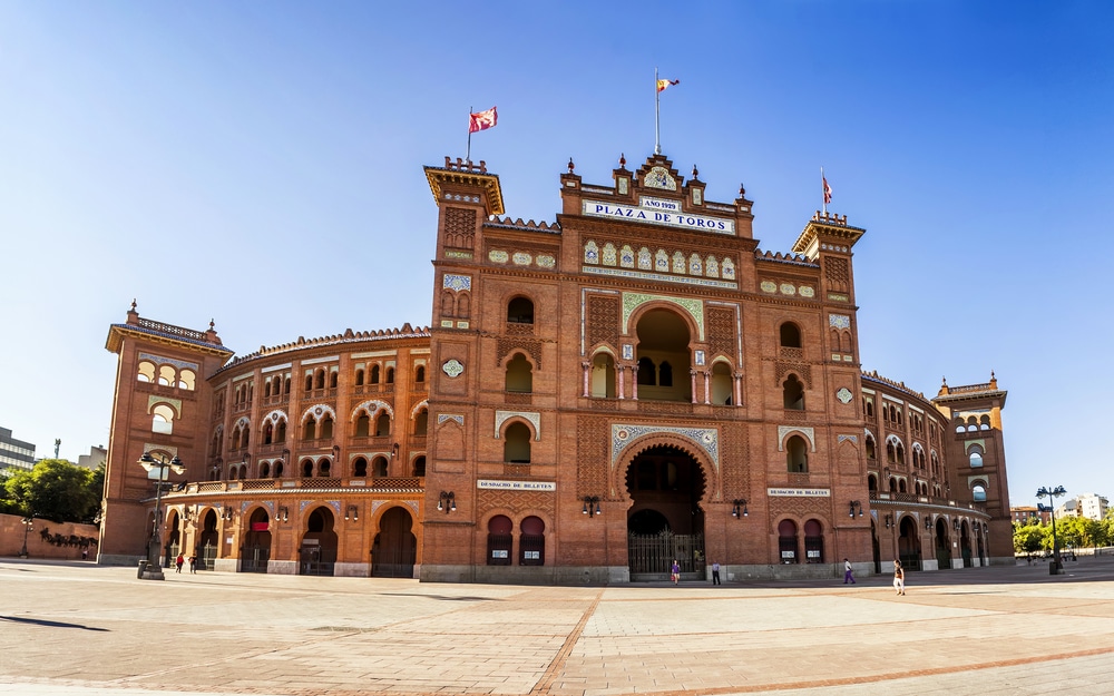 Plaza de Toros Las Ventas Madrid 129434009, stranden Spanje