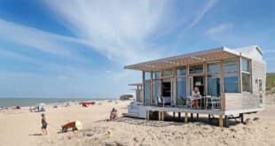 Strandhuisje op Molecaten Park Hoogduin 3, wandelen in Zeeland