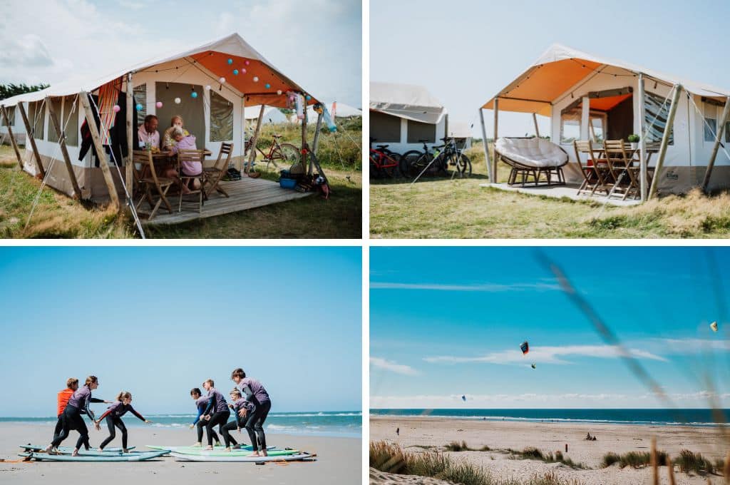 Surfcamp Ripstar, glamping ameland