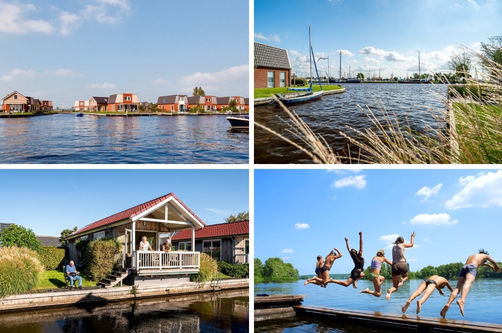 Tusken de Marren vakantiepark friese meren, campings Nederland aan zee