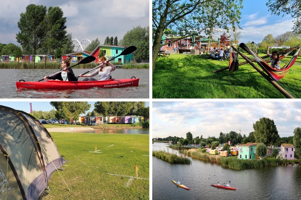 camping zeeburg noord holland, campings Nederland aan zee