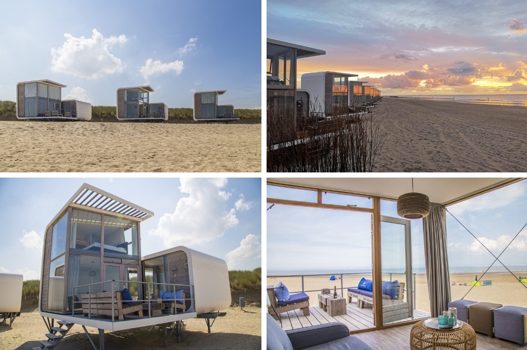 strandhuisje zonneweelde strandweelde zeeland, vakantiehuisje in nederland met hottub