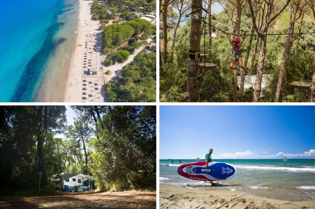 Camping PuntAla Camp Resort toscane, campings Toscane