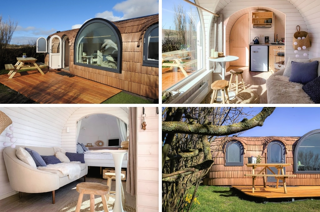 Natuurhuisje in Callantsoog tiny house noord holland, tiny house met hottub